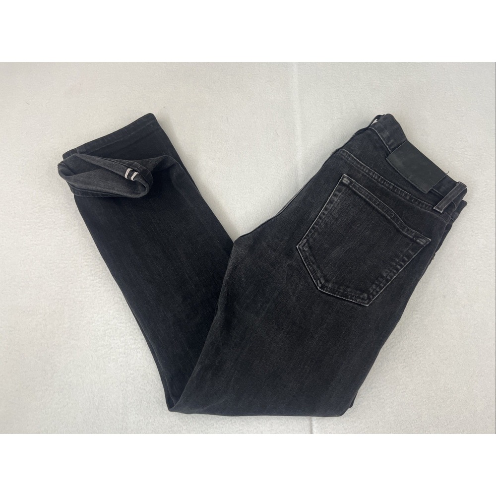Buck Mason Slim Fit Selvedge Denim Black Jeans Mens 31x27 Made in USA